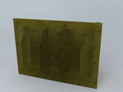 4 x Skirting Sample's Free 3D model