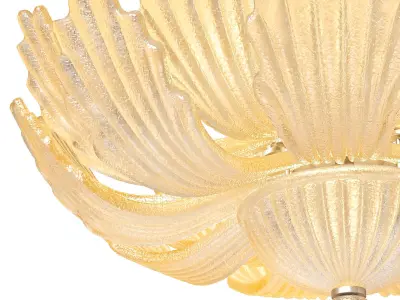 Vintage Chandelier Pamono 3D model