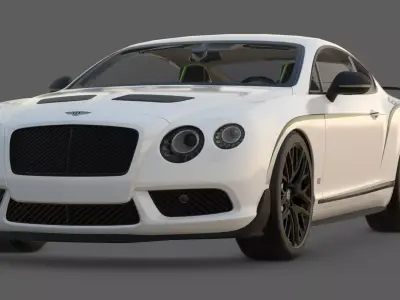 2015 Bentley Continental GT3-R 3D Model  3D model