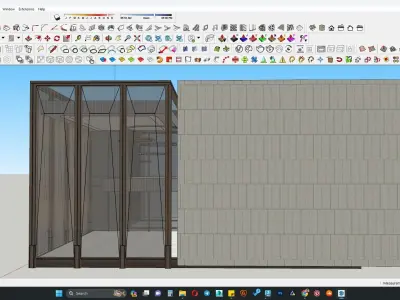Office building sketchup model 3D model