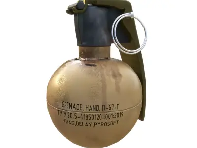 Grenade P-67-M 3D model