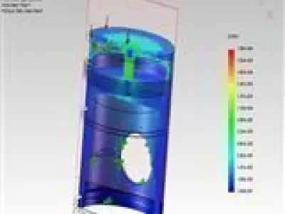 Piston cylinder 3D model