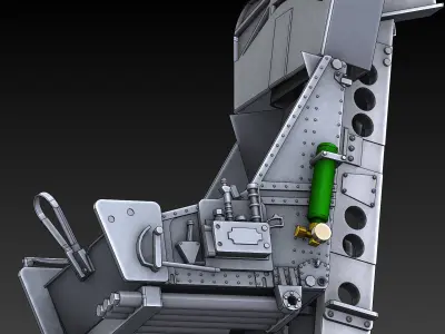 SEAT MARTIN BAKER MK7 F104 Starfighter STL FILES ONLY 3D print model