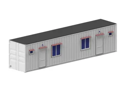 Container house 3D print model purchase