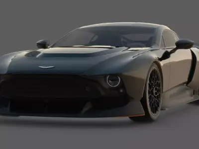 2020 Aston Martin Victor 3D Model  One-of-One V12 Masterpiece 3D model