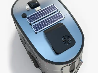 Airstream Basecamp 3D model
