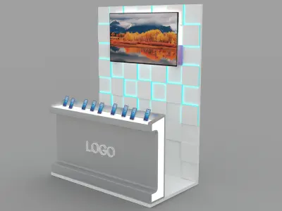 Kiosk Display  3D model