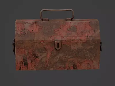 Vintage Toolbox Game Ready Model Low-poly 3D model
