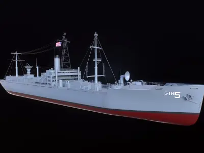 AGTR-5 USS Liberty  purchase 3D model