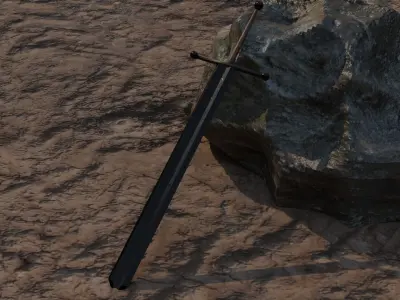 10 Swords asset Pack 3D model