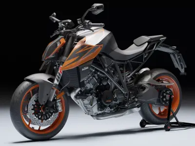 KTM 1290 Super Duke 2019 Low-poly 3D model