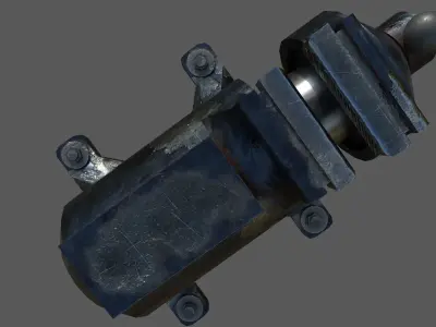 Bench Vise Low-poly 3D model purchase