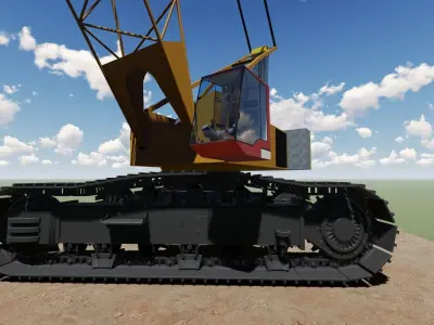 Casing Rotator And Drill Machine 3D model