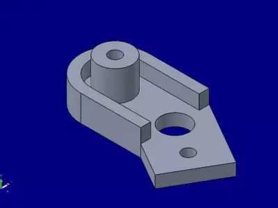 solidtutorial015 bracket Free 3D model
