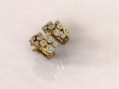 Earrings 4 3D print model