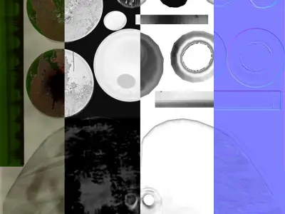 gasmask gas mask Low-poly 3D model