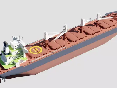Bulk Ship 3D model