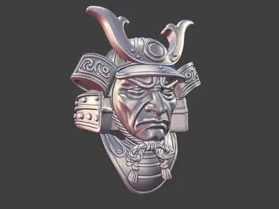 samurai warrior ring 3D print model