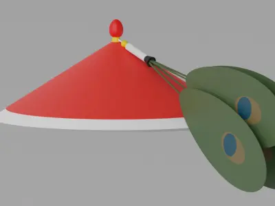 Chinese Qing Dynasty Official Hat 3D model purchase