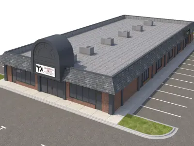 Retail-163 Retail Store 3D model