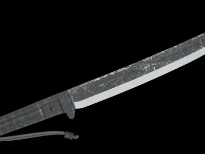 Knife 3D model purchase
