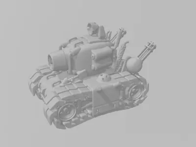 Metal Slug - SV001 - The First Super Vehicle Free 3D print model