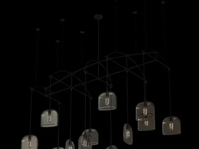 Holly Hunt Bow chandelier 3D model