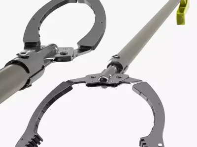 Heavy Duty Grabber Tool Rigged 3D model