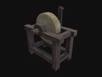 Medieval Belenes Triana Low-poly 3D model