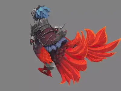 Mount - Dino Type 10 Low-poly 3D model