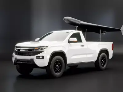 GERAN-2 and Pickup Launcher 3D model