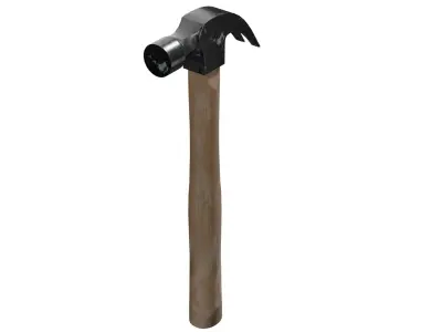Claw Hammer-PBR Game Ready Low-poly 3D model