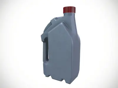 Oil can Low-poly 3D model get