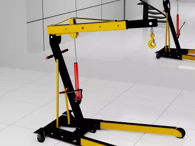 Engine crane 3D model