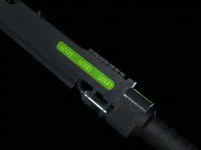 SciFi Sword V2 GameAsset Low-poly 3D model