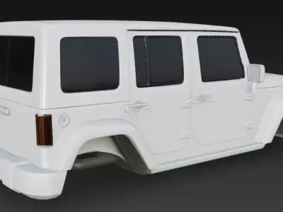 jeep body  3D model