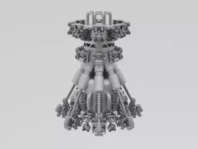 Scifi Ionic Reactor Concept 3D model