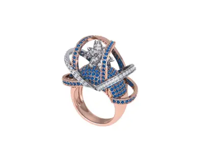 Wedding Ring  3D print model 468