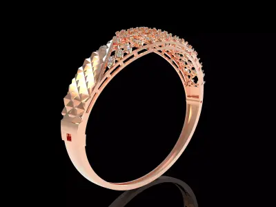 Art Deco Bracelet 12 3D print model