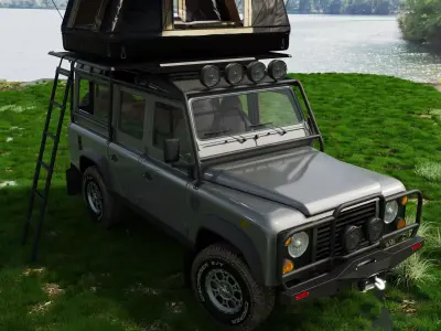 roof top tent 3D model