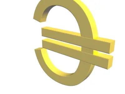 Euro Symbol 3D model