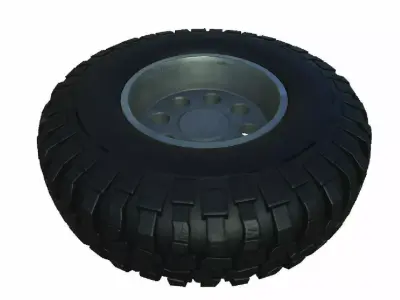 Off road wheel 3D model by vawworldstudios