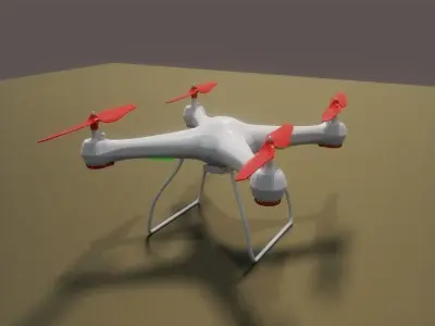 Drone Quadcopter 3D model