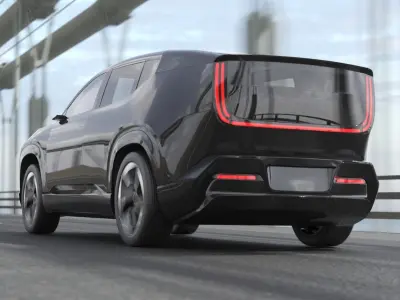  All Electric Compact SUV Black 