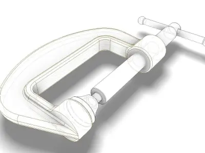 Hand vice 3D model