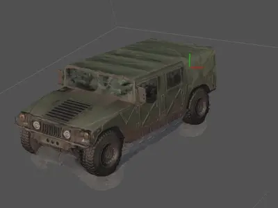 Hummer Military Jeep 3D model