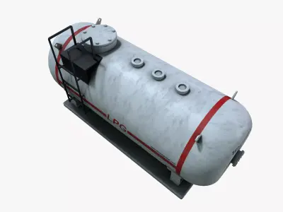 LPG Gas Tank 3D model