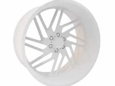 Vehicle alloy wheel 3d model  3D model