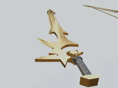 Sword Bow 3D model