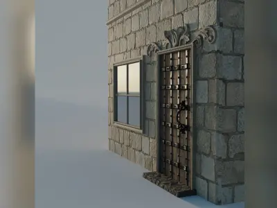 Medieval house 3D model buy